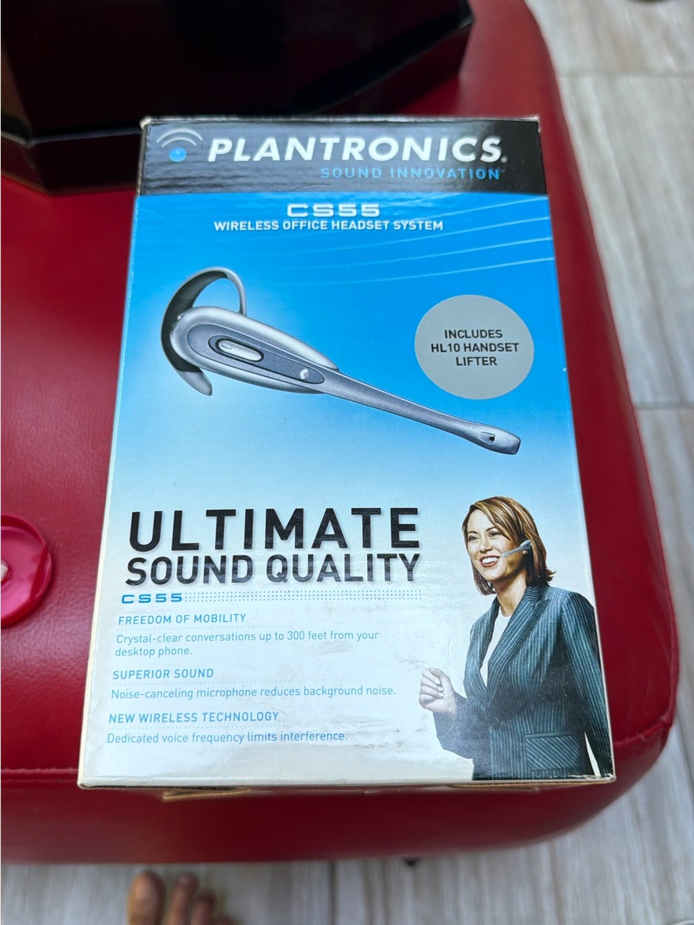 CS55 Wireless On-Ear Headset - Silver